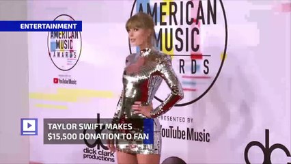 Taylor Swift Makes $15,500 Donation to Fan