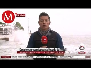 EN VIVO: Desalojos preventivos ante llegada de 'Willa' en Jalisco