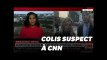 Les images des employés de CNN évacués à cause d'un colis suspect
