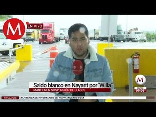 Saldo blanco en Nayarit tras paso de 'Willa'