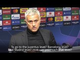 Jose Mourinho Underlines Gulf In Class After United's Loss To Juventus