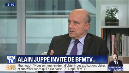 Alain Juppé: "Je ne veux pas que les européennes se transforment en référendum pour ou contre Macron"