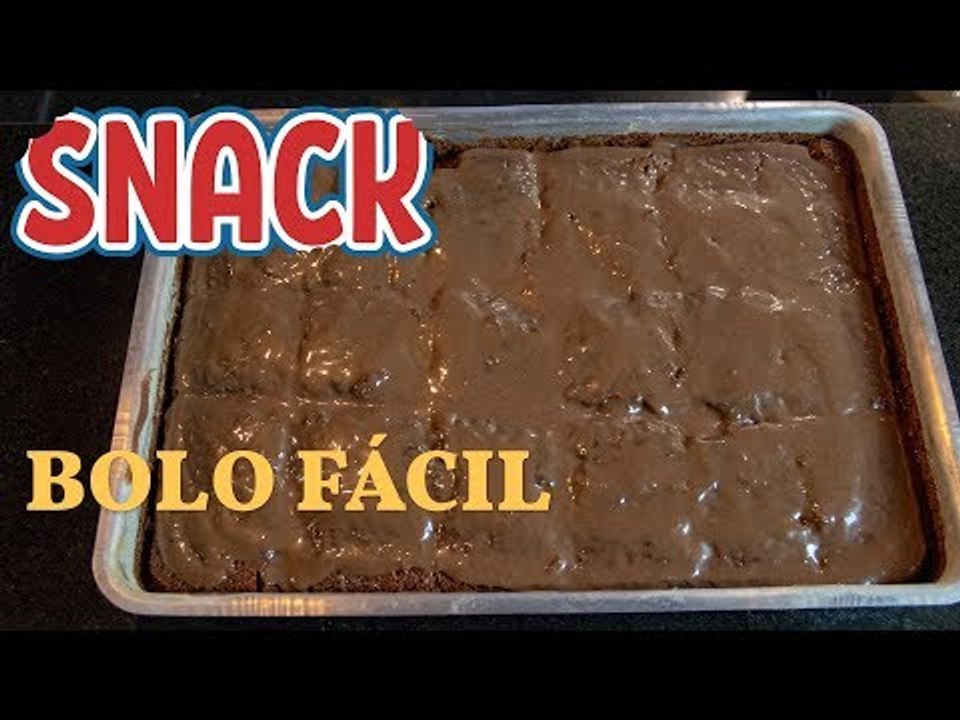 Bolo De Chocolate Fofinho Fácil E Rápido