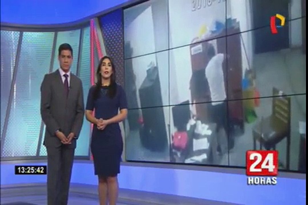 Iquitos: cámara capta ex trabajador de grifo robando 12 mil soles