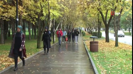 Erzurum'da Kent Merkezinde Sonbahar, Yüksek Kesimlerinde Kış Yaşanıyor