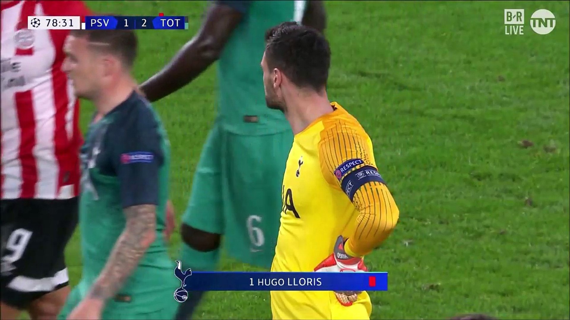 Hugo Lloris red card vs PSV! - video Dailymotion