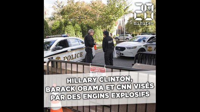 Hillary Clinton, Barack Obama et CNN visés par des engins potentiellement explosifs
