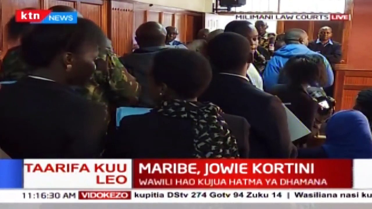 Murder suspect Joseph Irungu's rare jovial mood displayed in court