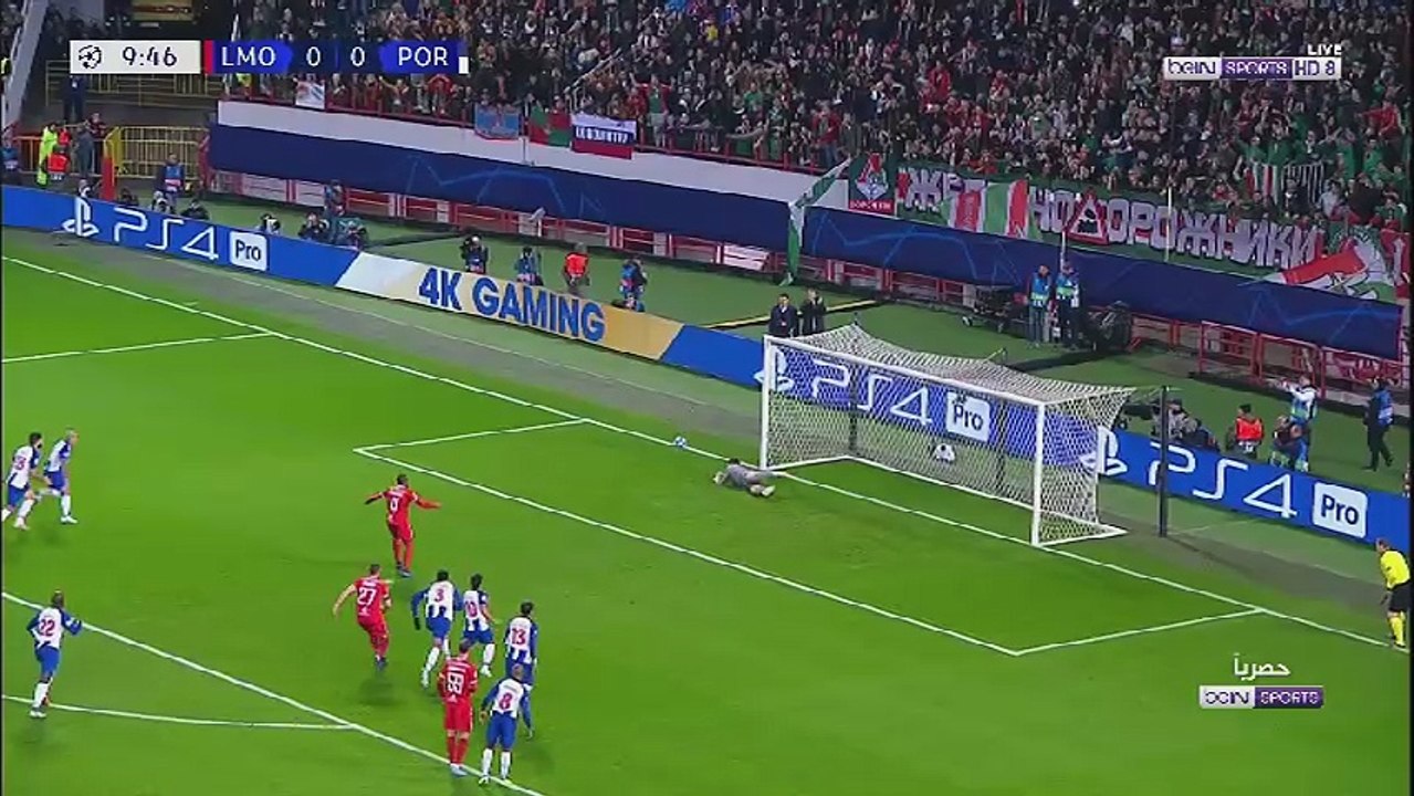 Lokomotiv Moscow Penalty missed 0 - 0 FC Porto