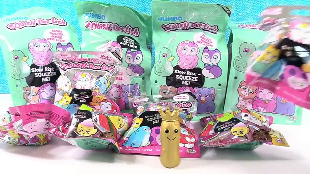 Paul vs Shannon Squish-Dee-Lish Jumbo Blind Bag Toy Opening Challenge _ PSToyReviews