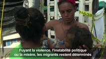 La caravane des migrants atteint 100 km parcourus au Mexique