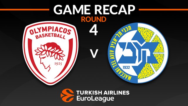 Highlights: Olympiacos Piraeus - Maccabi FOX Tel Aviv