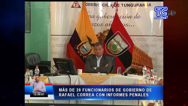 Más de 20 funcionarios del gobierno de Rafael Correa con informes penales