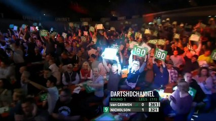 Michael van Gerwen vs Paul Nicholson | Round 1 | European Championship 2018