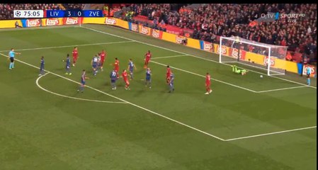 Mane Missed Penalty - Liverpool vs Crvena Zvezda 3-0 24.102.018 (HD)