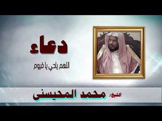 ادعية الشيخ محمد المحيسنى | اللهم يا حى يا قيوم