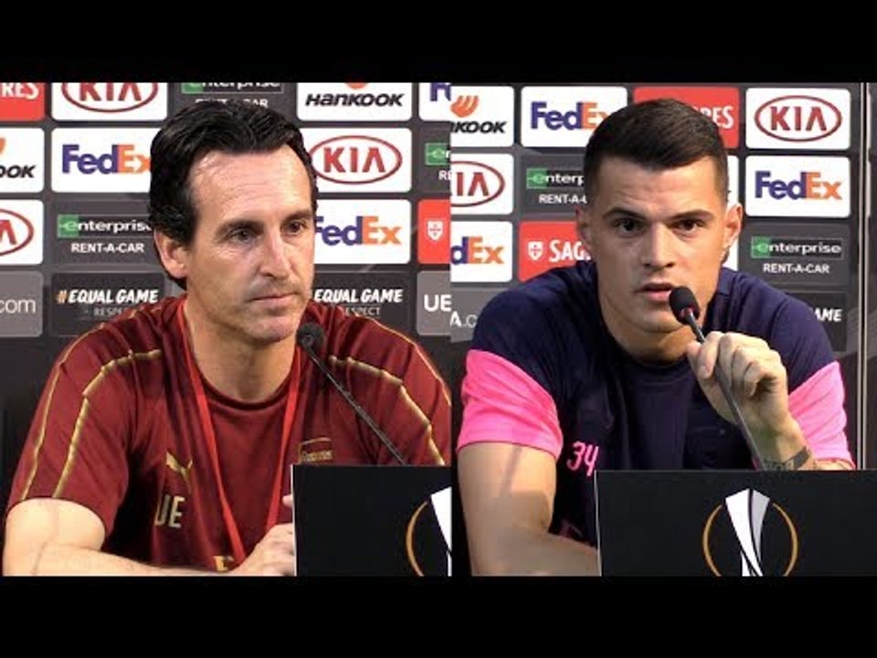 Unai Emery & Granit Xhaka Full Pre-Match Press Conference - Sporting v Arsenal - Europa League