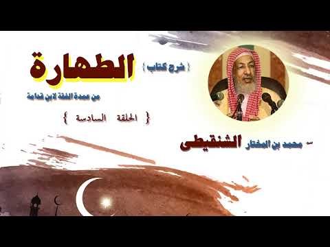 شرح كتاب الطهارة للشيخ محمد بن المختار الشنقيطى | الحلقة السادسة