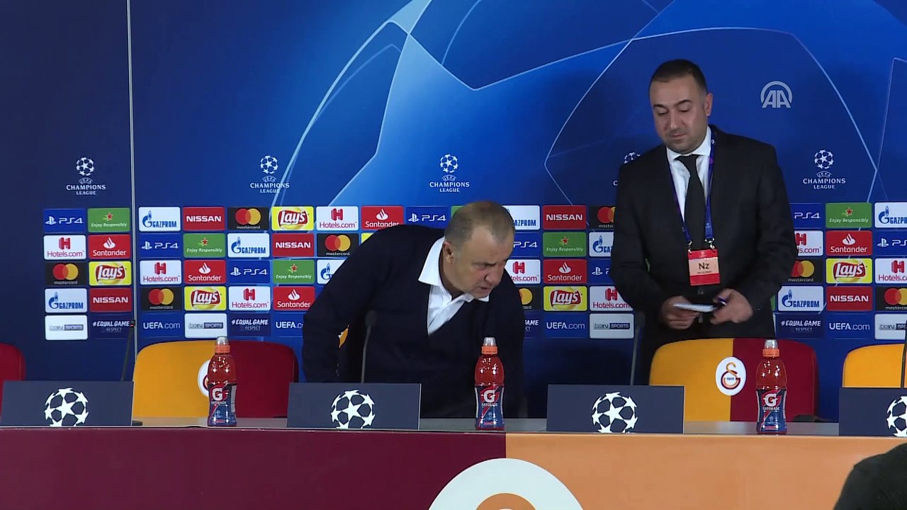 Galatasaray - Schalke 04 maçının ardından - Galatasaray Teknik Direktörü Fatih Terim(1) - İSTANBUL