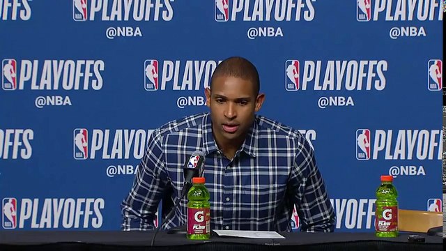Al Horford Postgame conference Bucks vs Celtics Game 7 April 28, 2018 NBA Playoffs