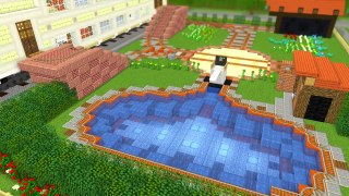 Monster School : Swimming Challenge - Minecraft Animation