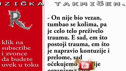 TUGA - Lekar Darka Lazića otkrio istinu o njegovom stanju!