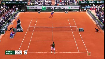 Top10 Normal Drop Shots For Roger Federer
