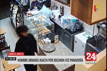 Roban panadería por segunda vez en Santa Anita