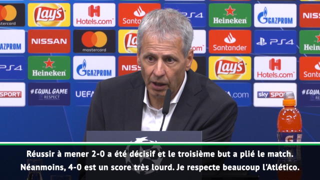 Groupe A - Favre : "Le résultat est très lourd"