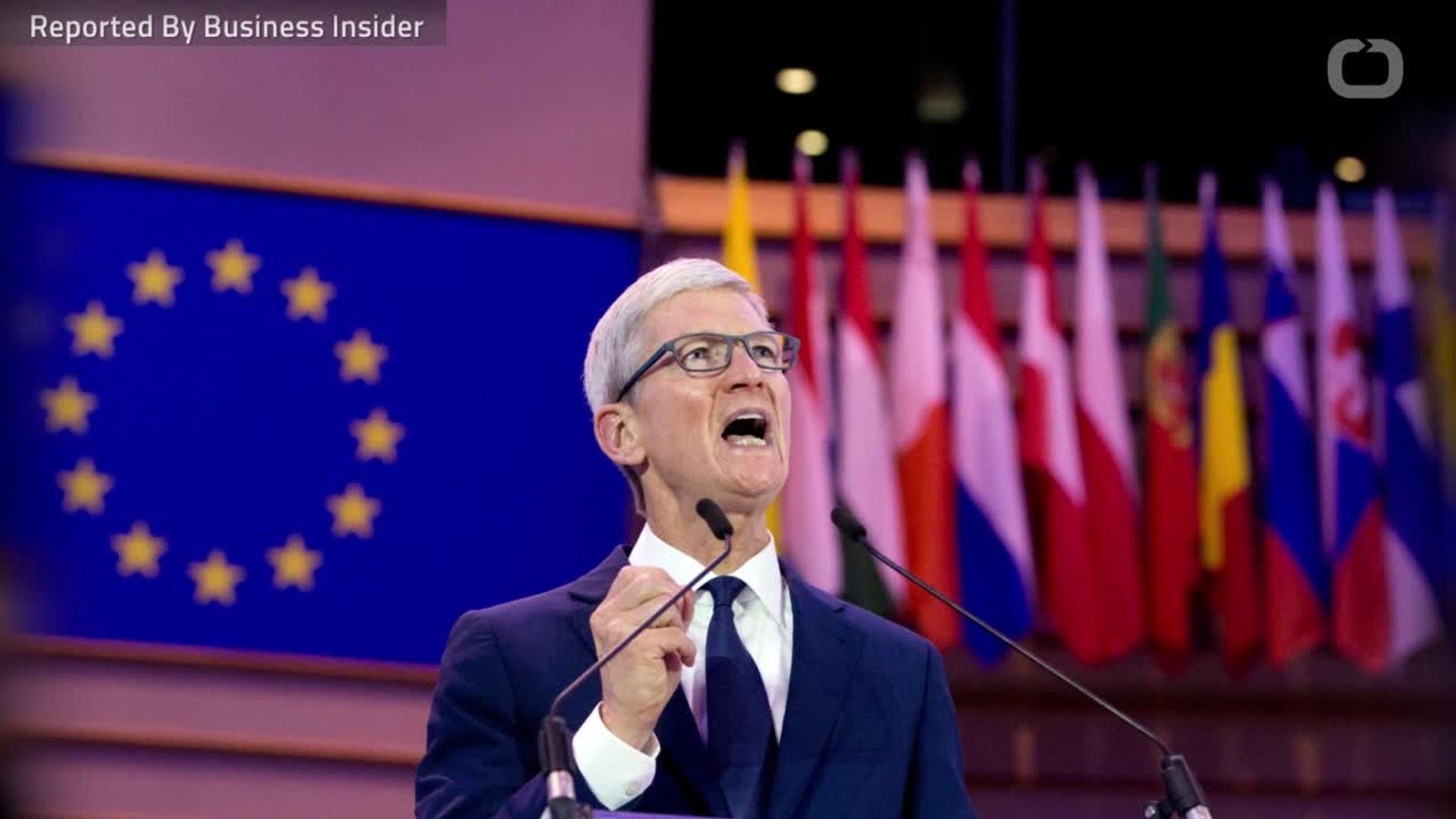 ⁣Tim Cook Mounts Attack On Tech Firms Who 'Hoard' Data