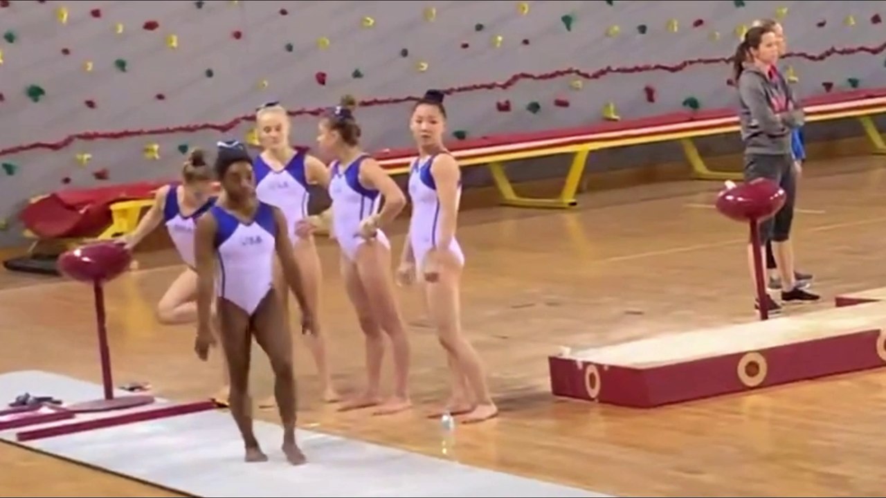 Simone Biles - VT Podium Training - 2018 World Gymnastics Championships Doha
