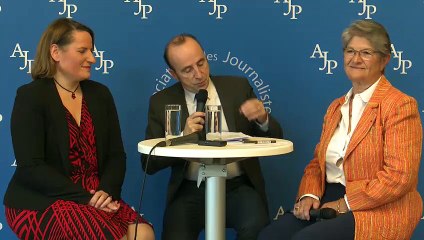 Conférence de presse de l'AJP : Mme Valérie Rabault, député du Tarn-et-Garonne, présidente du groupe socialistes et apparentés  - Mercredi 24 octobre 2018