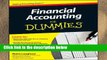 Library  Financial Accounting for Dummies (US Edition)