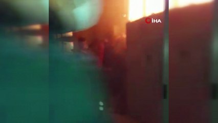 Esenyurt'taki fabrika yangınına ilk müdahaleyi işçiler yaptı