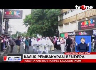 Ribuan Massa Gelar Aksi Kecam Pembakaran Bendera Tauhid