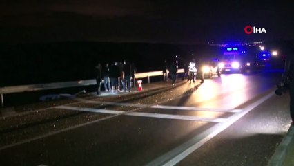Otomobil Takla Atıp Karşı Şeride Geçti: 1 Ölü 1 Yaralı