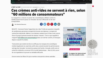 « 60 millions de consommateurs » dénonce l'inutilité de certaines crèmes anti-rides