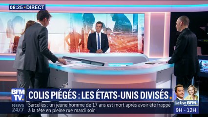 Colis piégés, Trump charge les médias