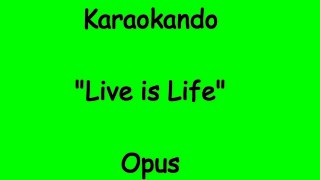 Karaoke Internazionale - Life is Life - Opus (Lyrics)