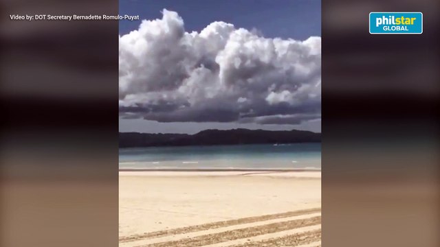 DOT chief shows 'no filter' Boracay ahead of island reopening
