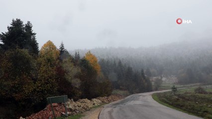 Bolu’ya mevsimin ilk karı düştü