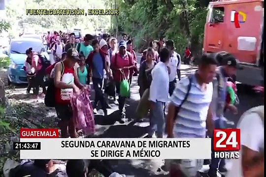 Segunda caravana de hondureños partió a Estados Unidos