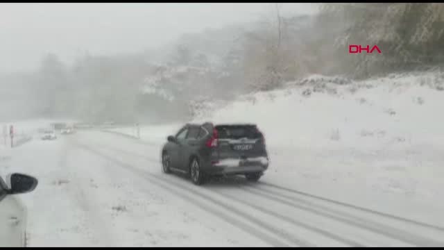 Bursa Uludağ Yolunda Kar Etkili Oluyor