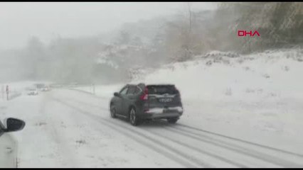 Bursa Uludağ Yolunda Kar Etkili Oluyor