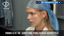 Paris Fashion Week Spring/Summer 2019 - Kristina Fidelskaya Hairstyle | FashionTV | FTV
