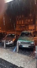 Cae una fuerte granizada en el norte de Tenerife