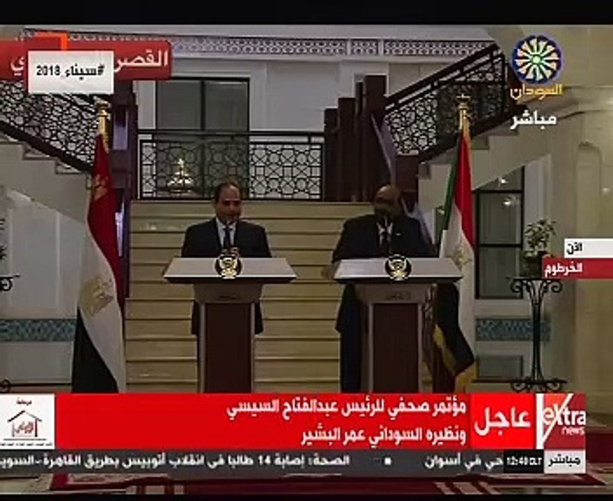 البشير يلغى الحظر المفروض على دخول المنتجات المصرية للسودان