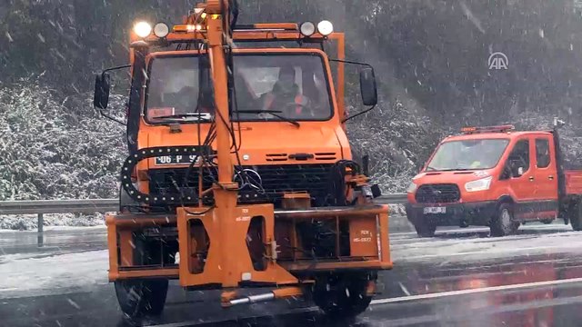 Bolu Dağı'nda kar yağışı başladı - BOLU