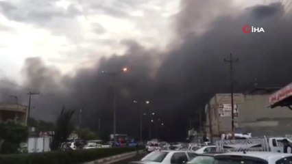 Erbil'in En Büyük Pazar Yeri Yandı