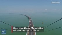 Voici le pont le plus long du monde, situé à Hong Kong : Zhuhai-Macao Bridge
